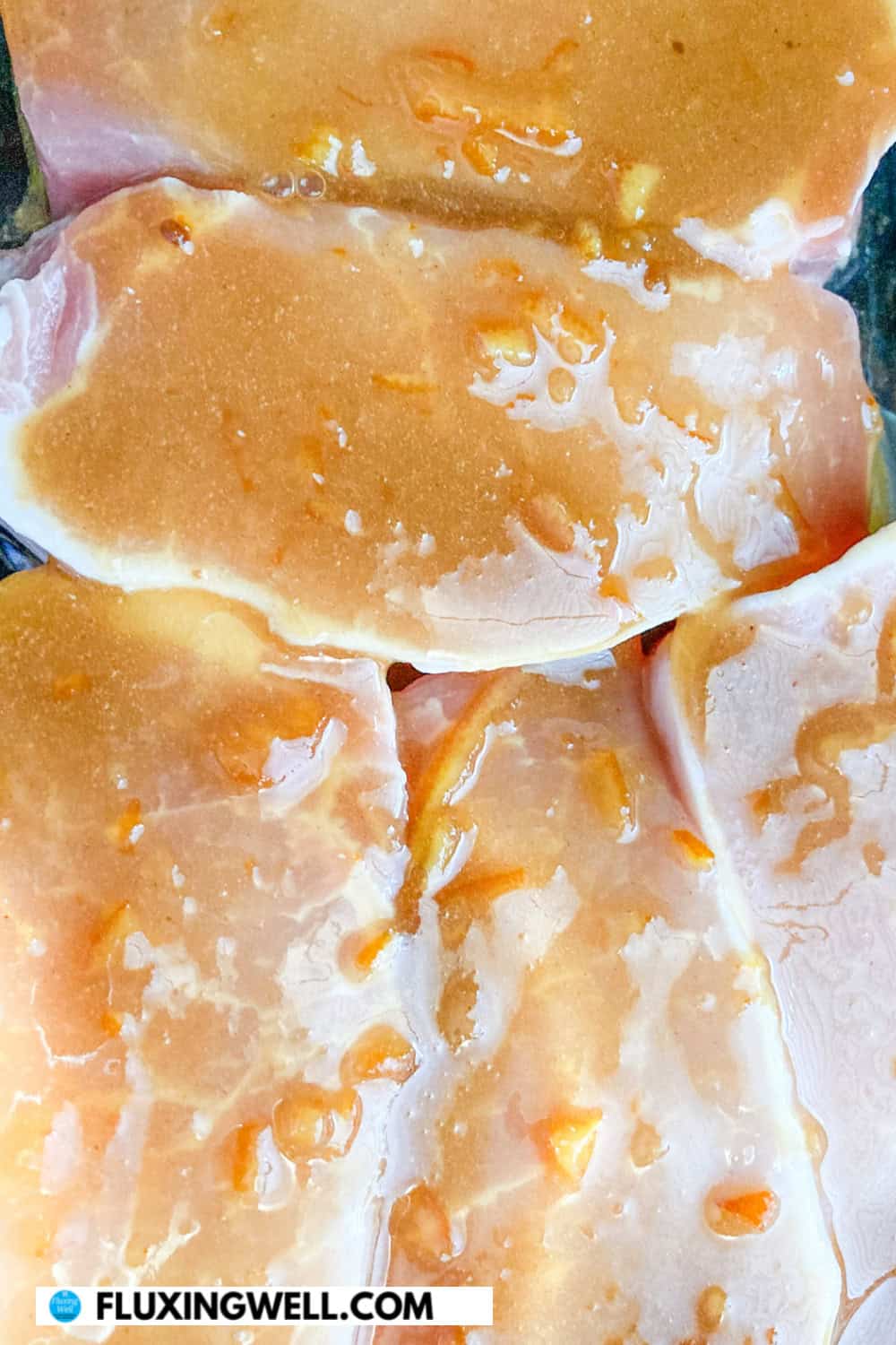 father's day picnic food smoked glazed pork chops