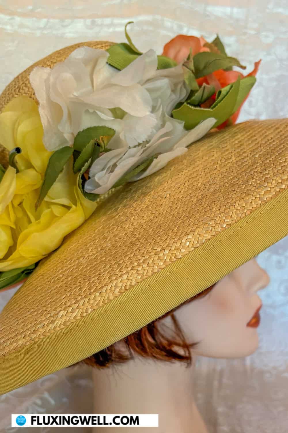 tea party hats vintage styles 1930s wide brim