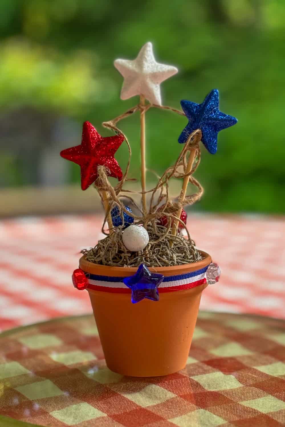 July 4th tea party ideas tabletop decoration