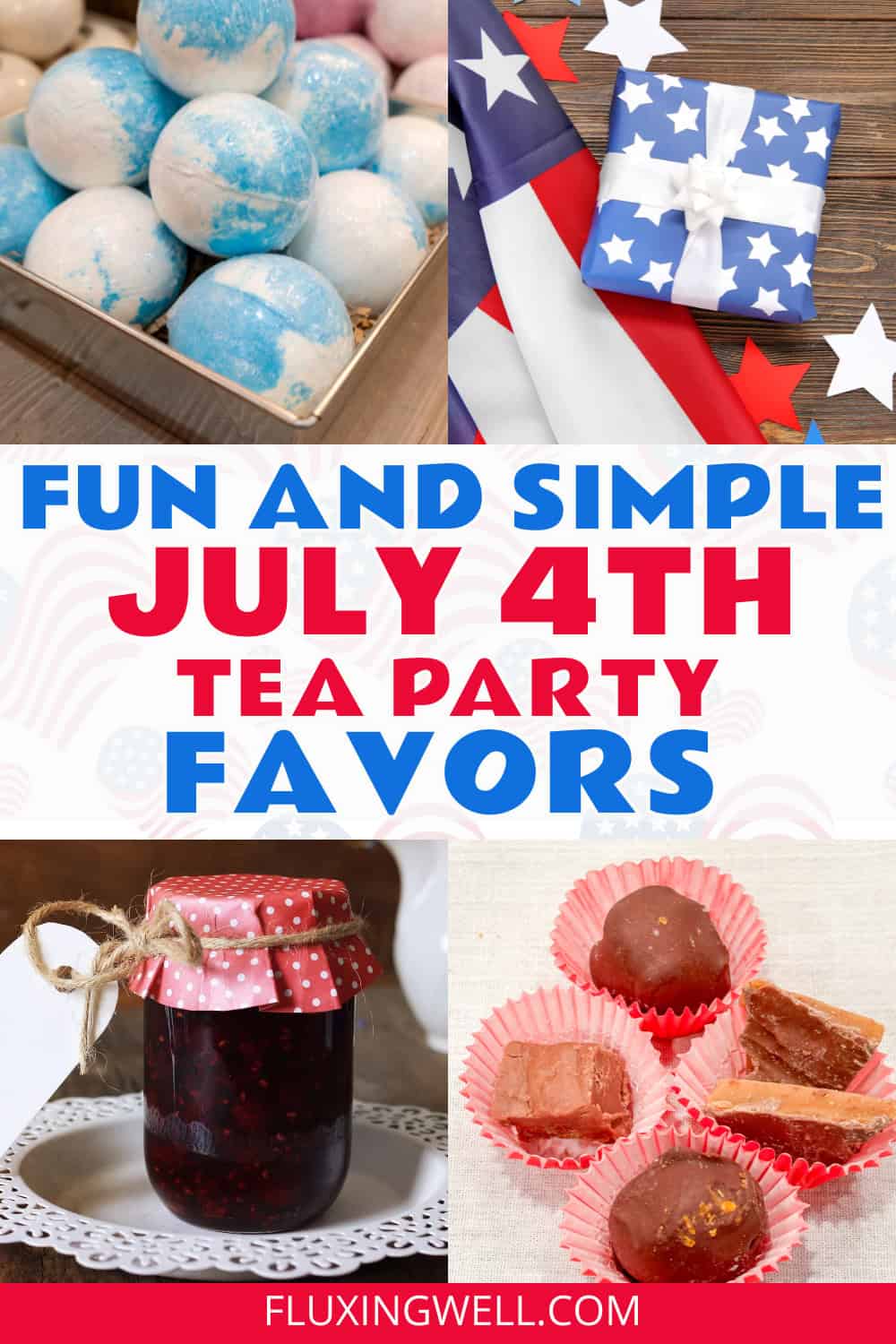 July 4th tea party ideas party favors