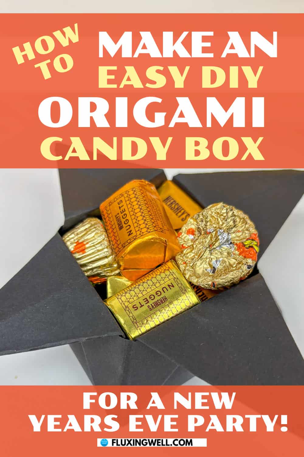 Origami Candy Box DIY New Year's