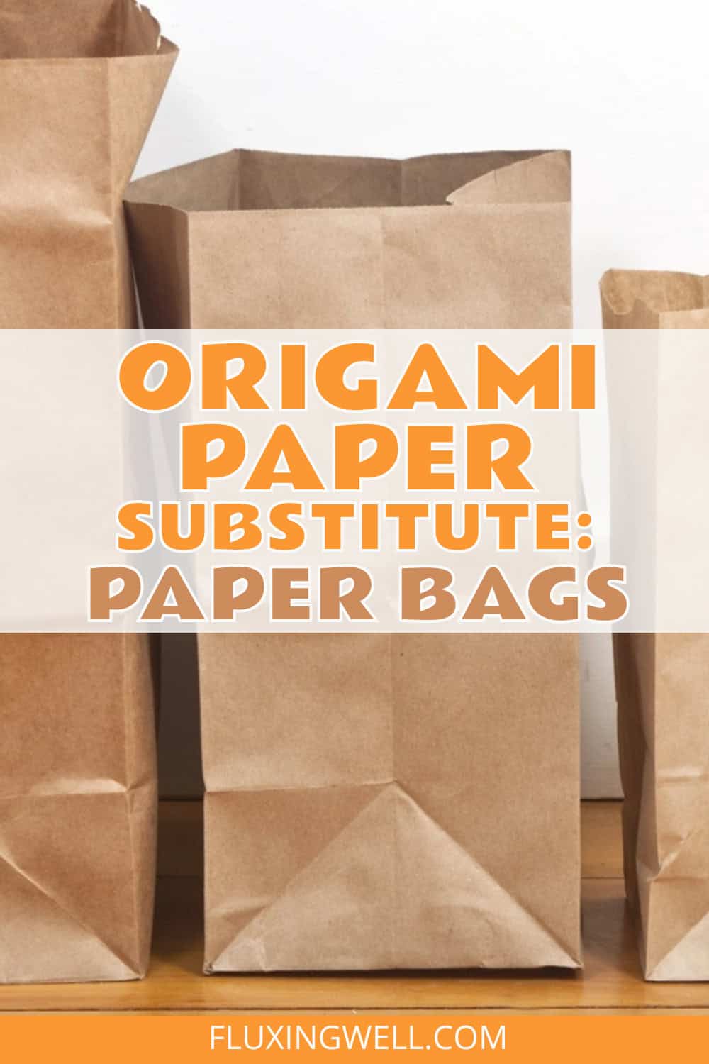 origami paper substitutes paper bags