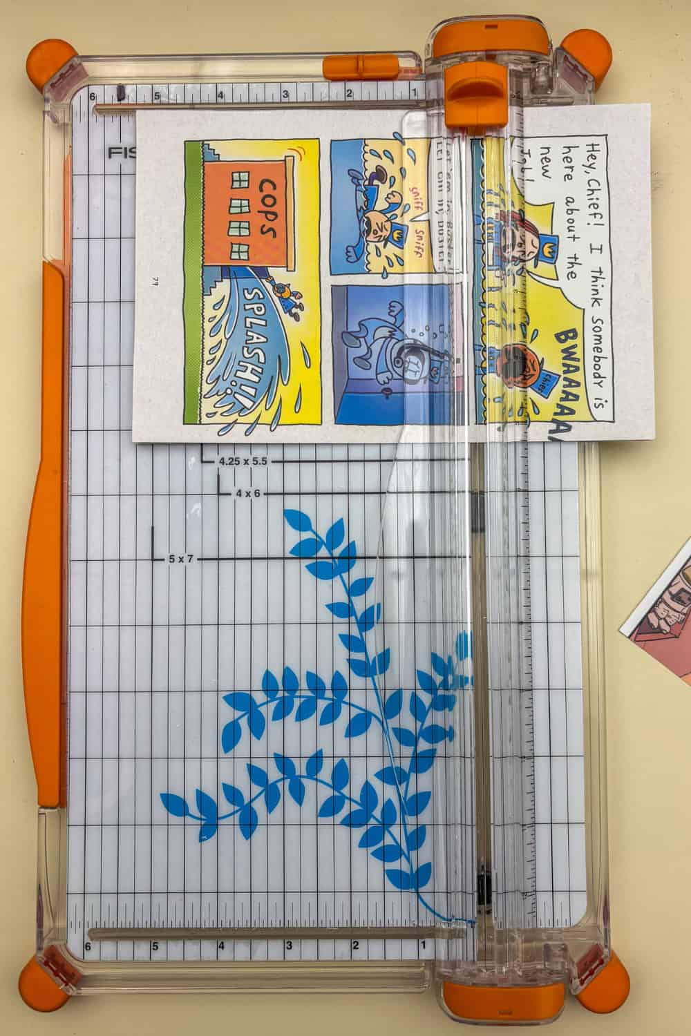 origami paper substitutes small cutter with ruler