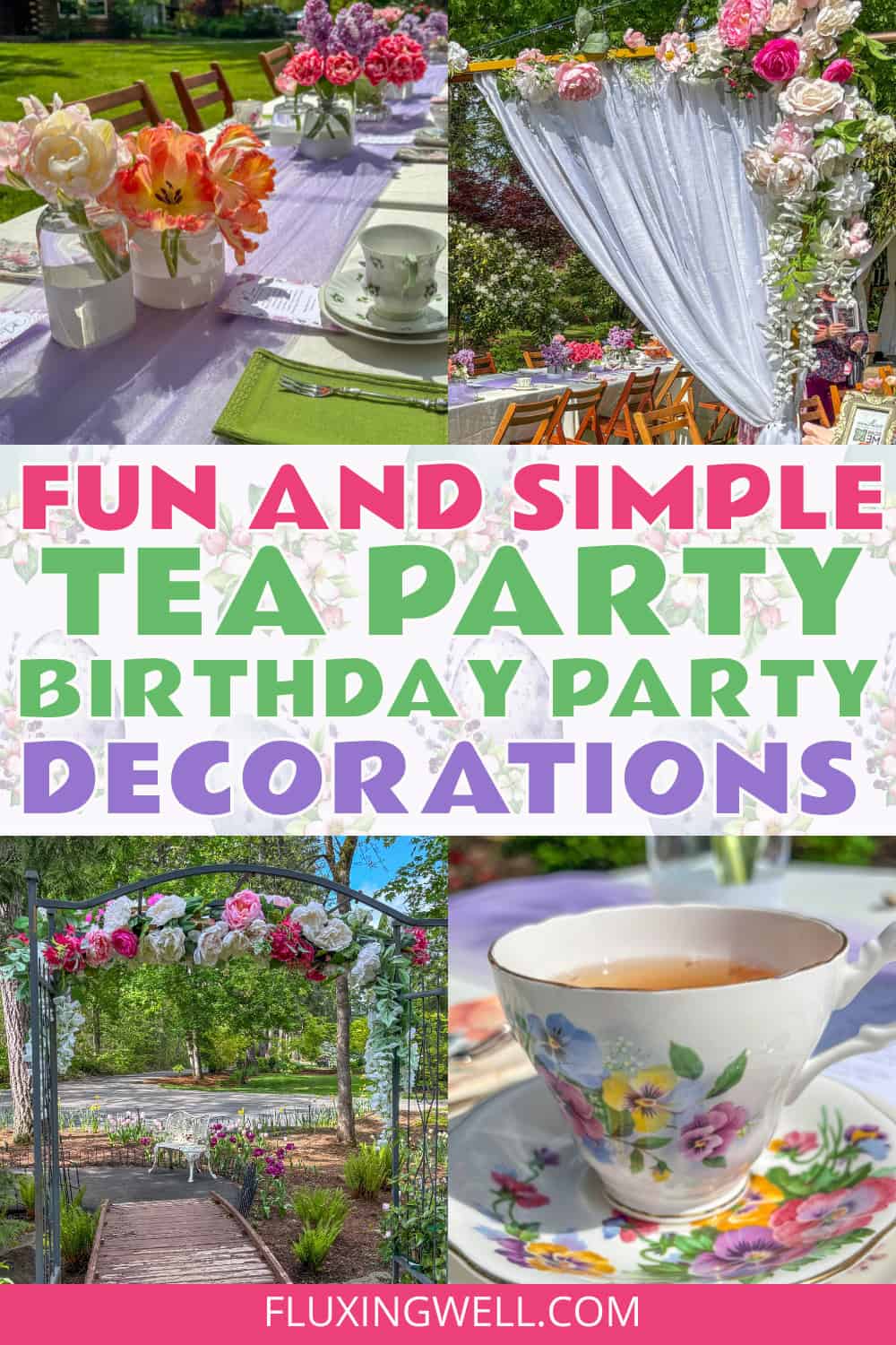 tea party birthday party ideas decorations