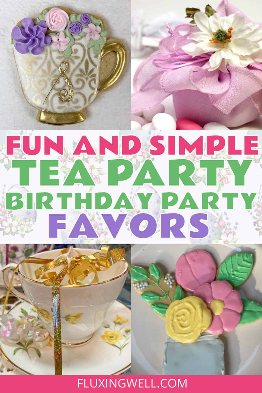 tea party birthday party ideas favors
