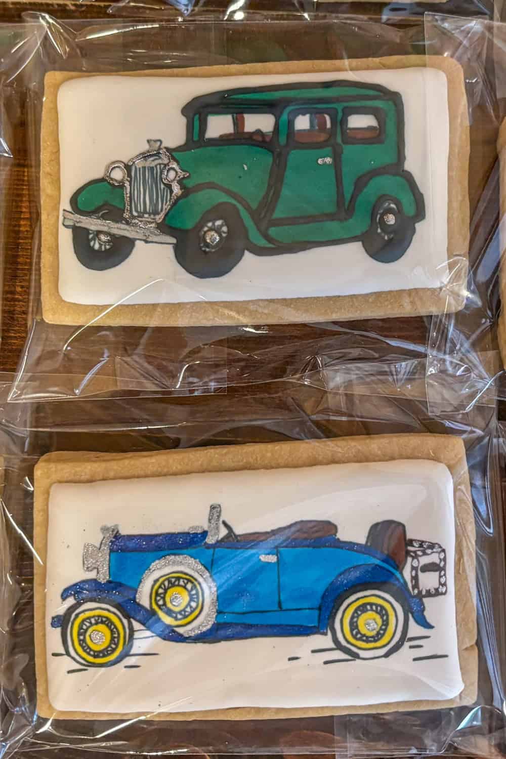 1920s tea party ideas decorated car cookie party favors