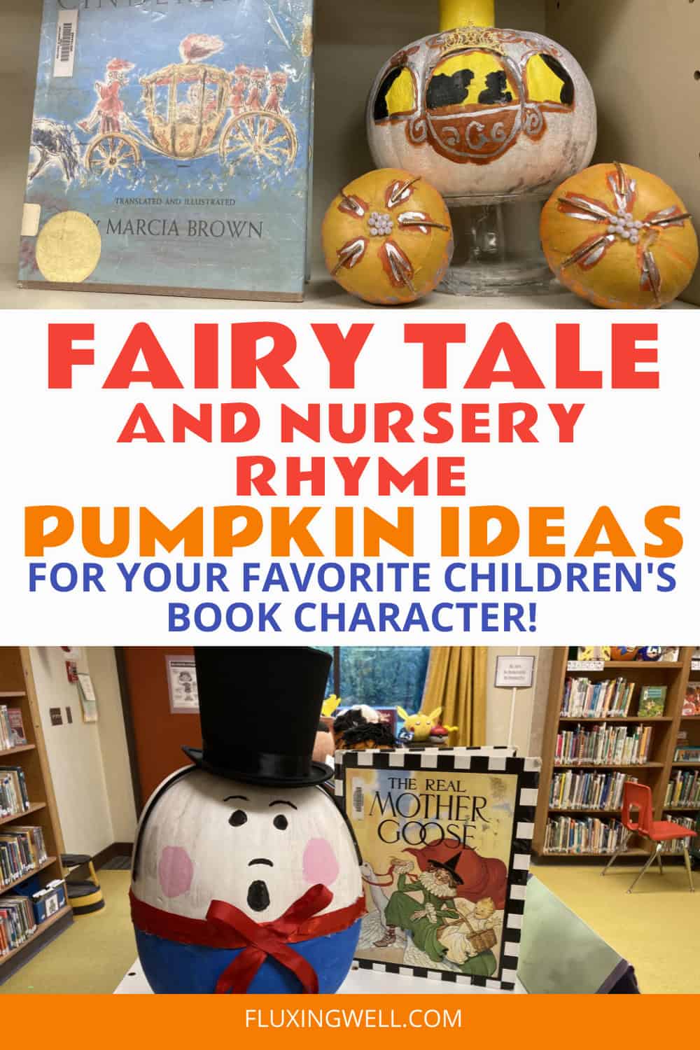 Pumpkin Characters from Books fairy tales and nursery rhymes