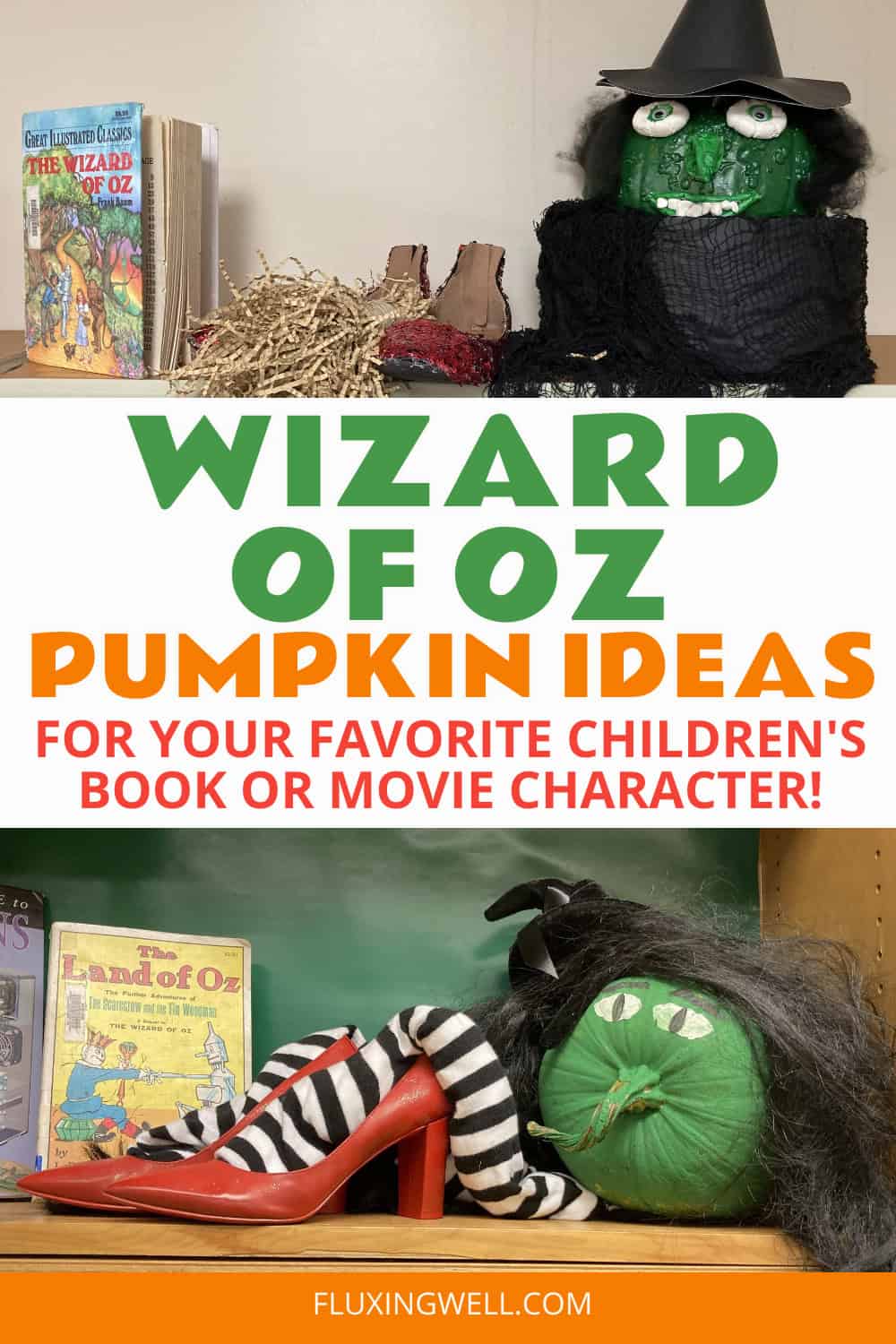 Pumpkin Characters from Books wizard of oz