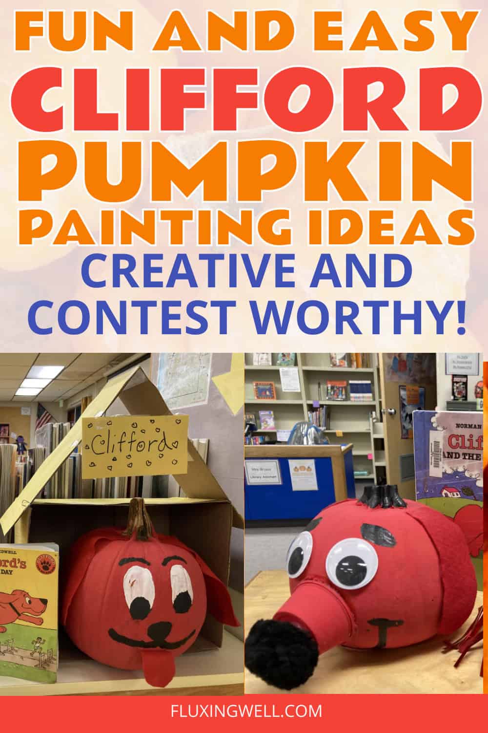 Pumpkin Characters from Books Clifford Pumpkins