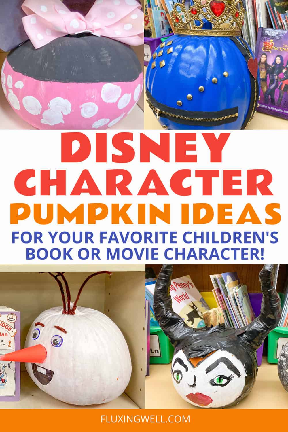 Pumpkin Characters from Books Disney character pumpkin ideas