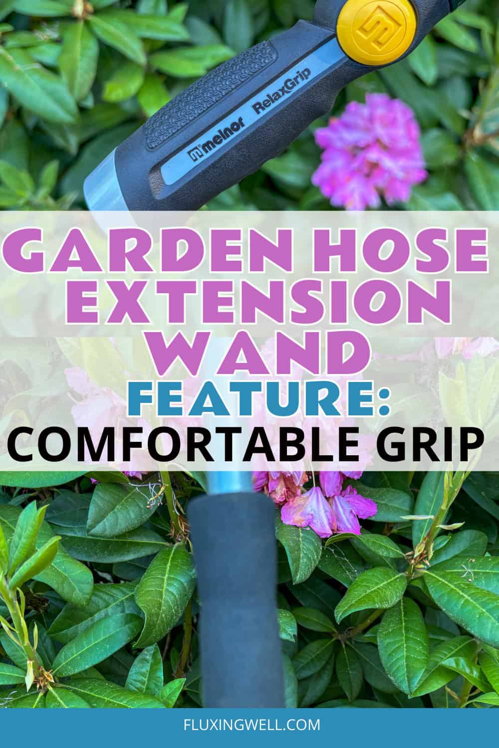 essential garden hose extension wand features comfortable grip