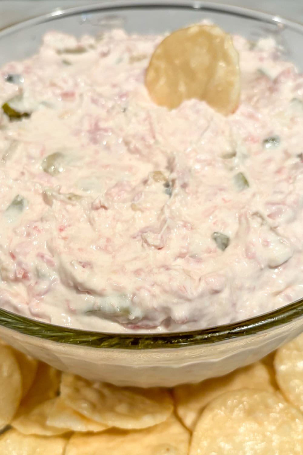 dill pickle and ham dip