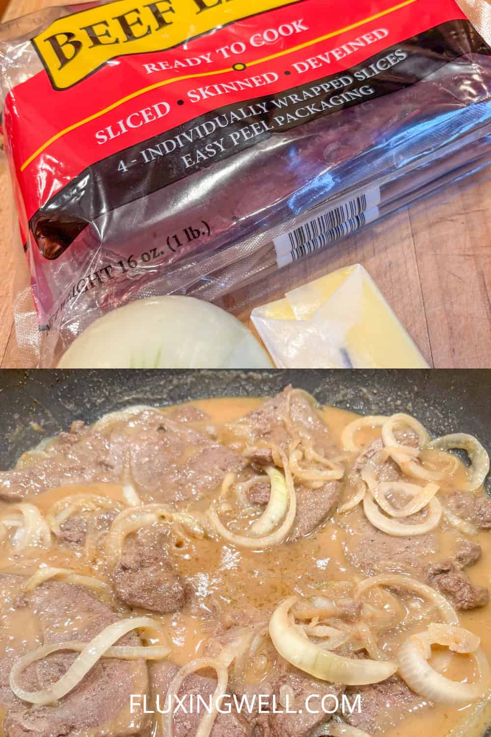 liver and onions with gravy and ingredients