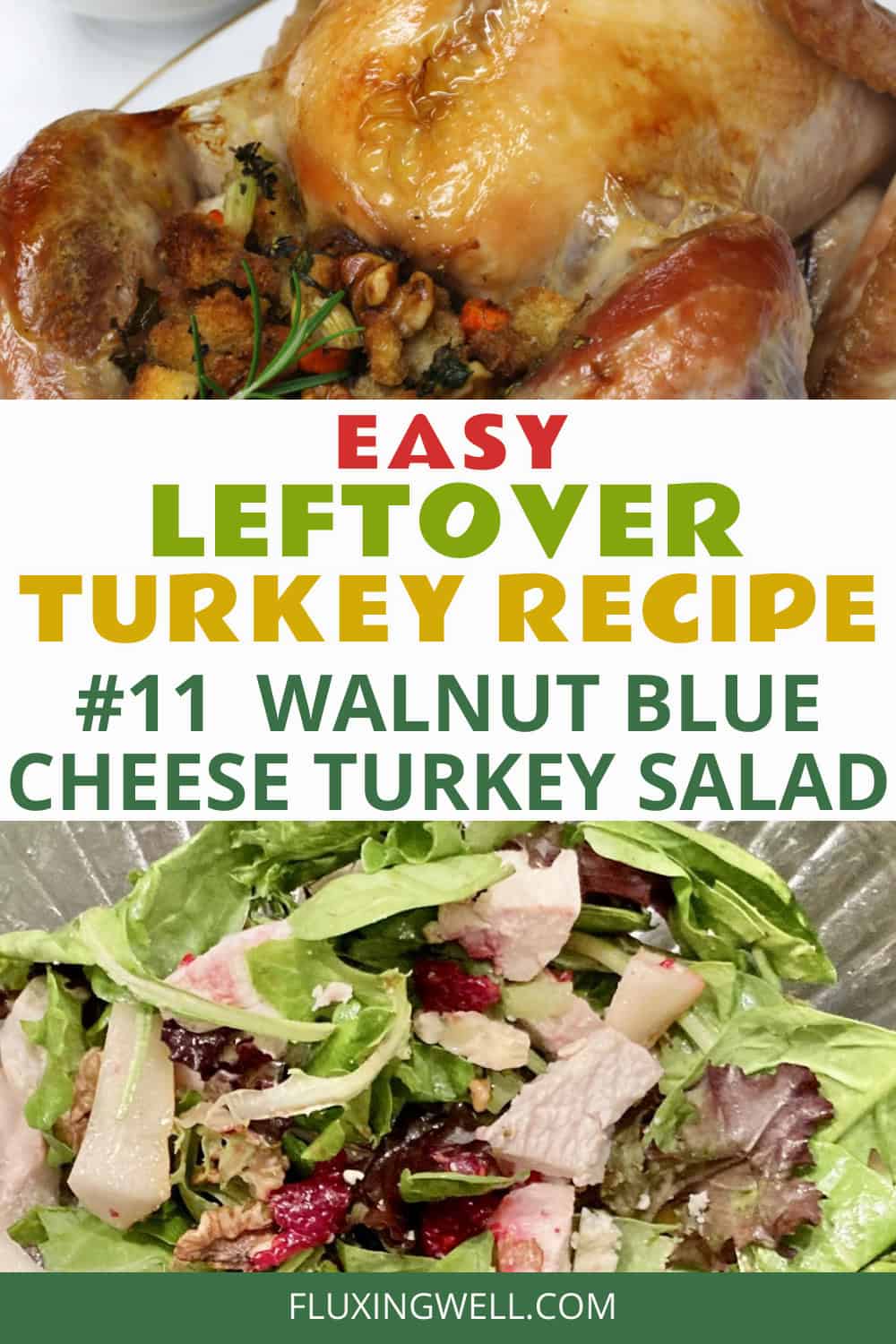 easy leftover turkey recipes walnut blue cheese turkey salad