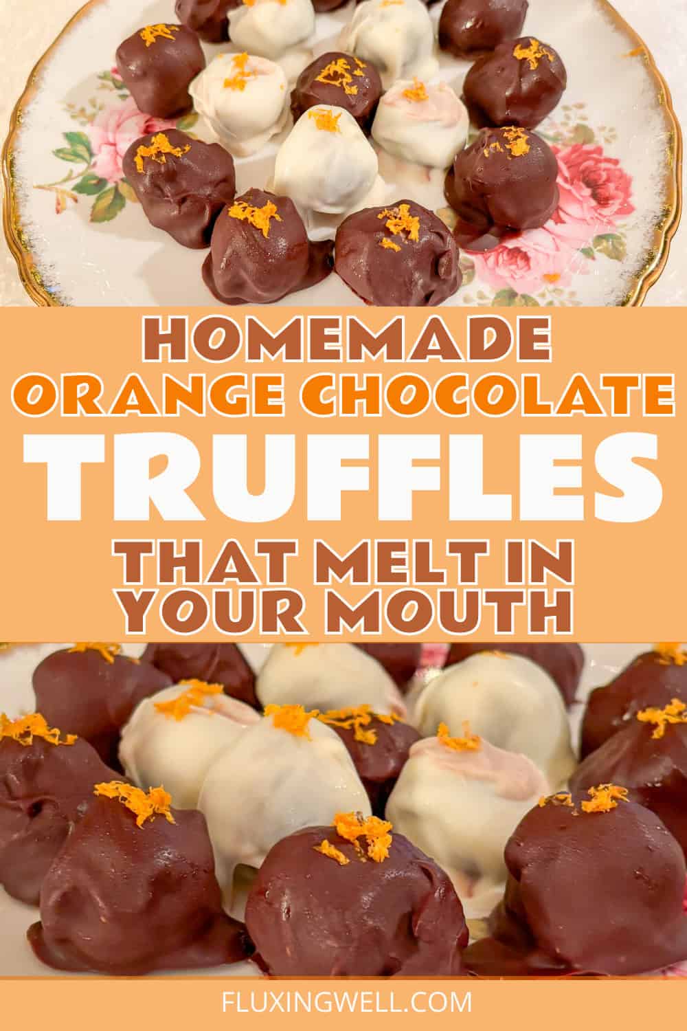 Gourmet Chocolate Truffles orange truffles