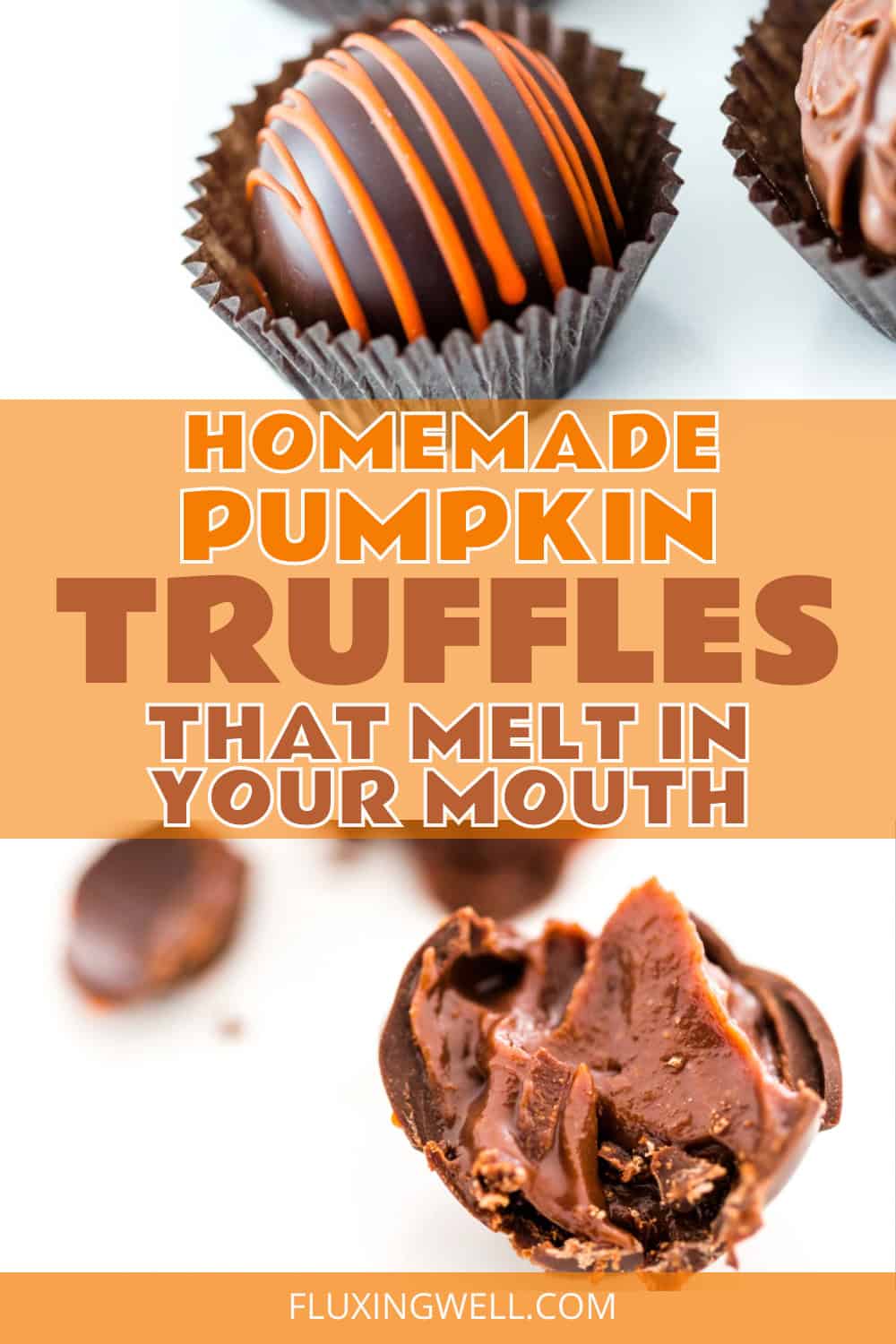 Gourmet Chocolate Truffles Pumpkin Truffles