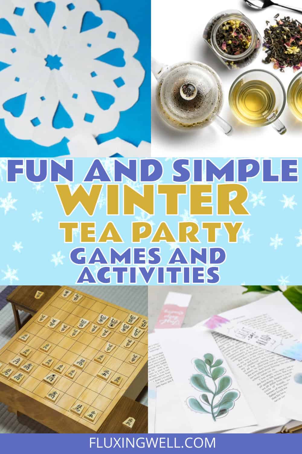 winter tea party games and activites