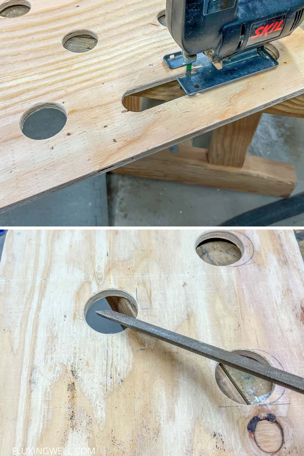 dahlia storage boxes rasping the holes