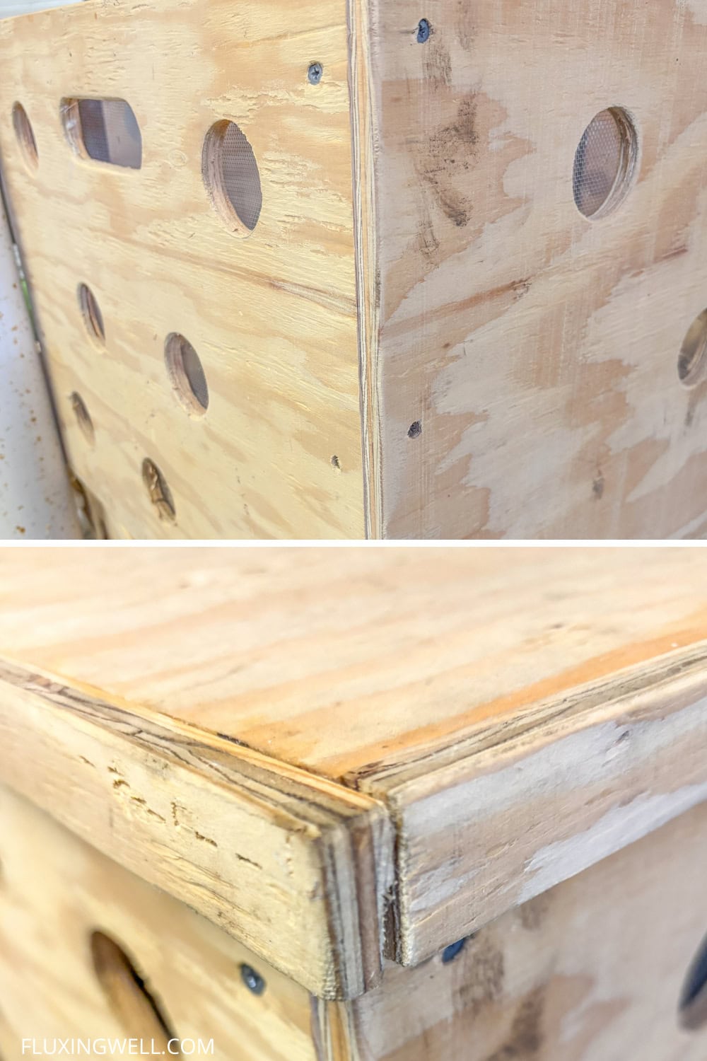 dahlia storage boxes attaching posts and lid
