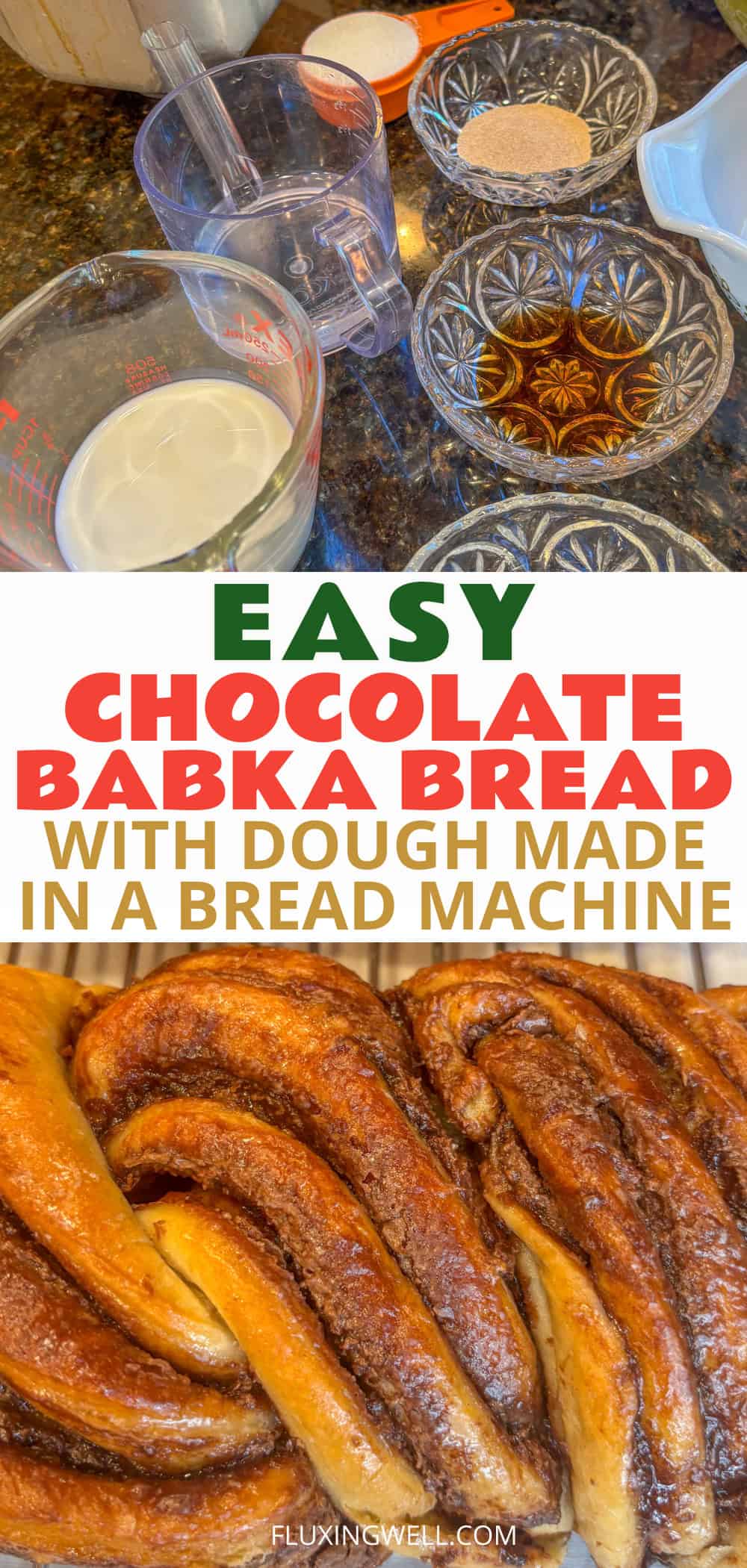 easy chocolate babka in the bread machine