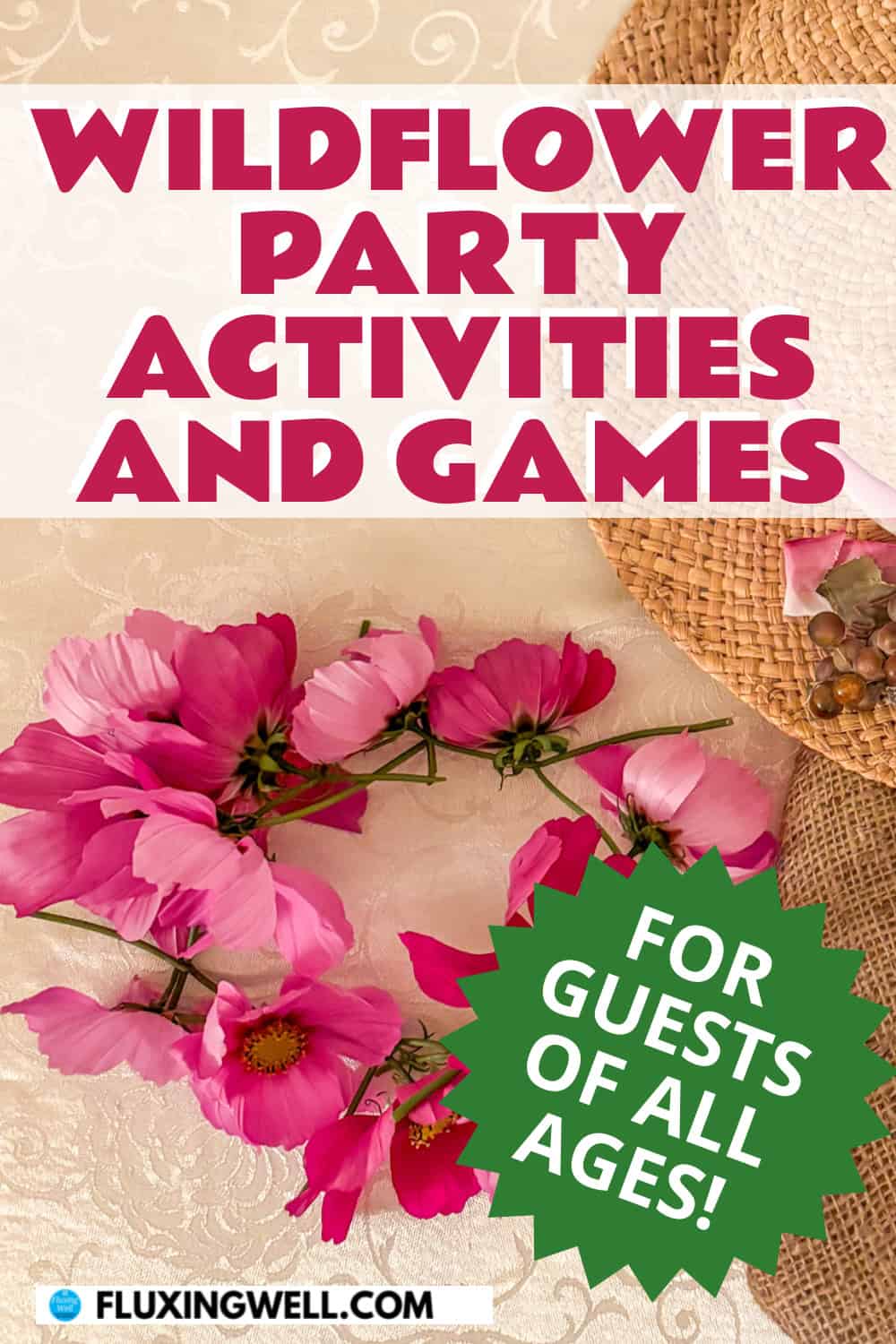 wildflower themed party games and activities