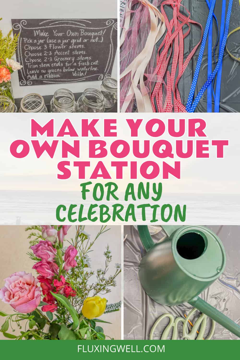 DIY flower bar for any celebration