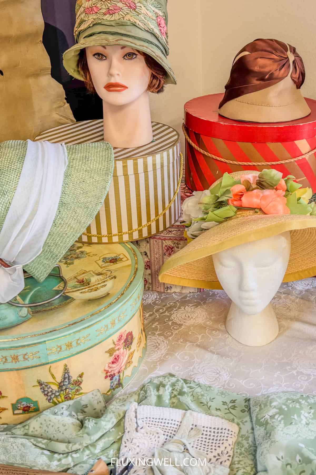 hat party ideas vintage decorations