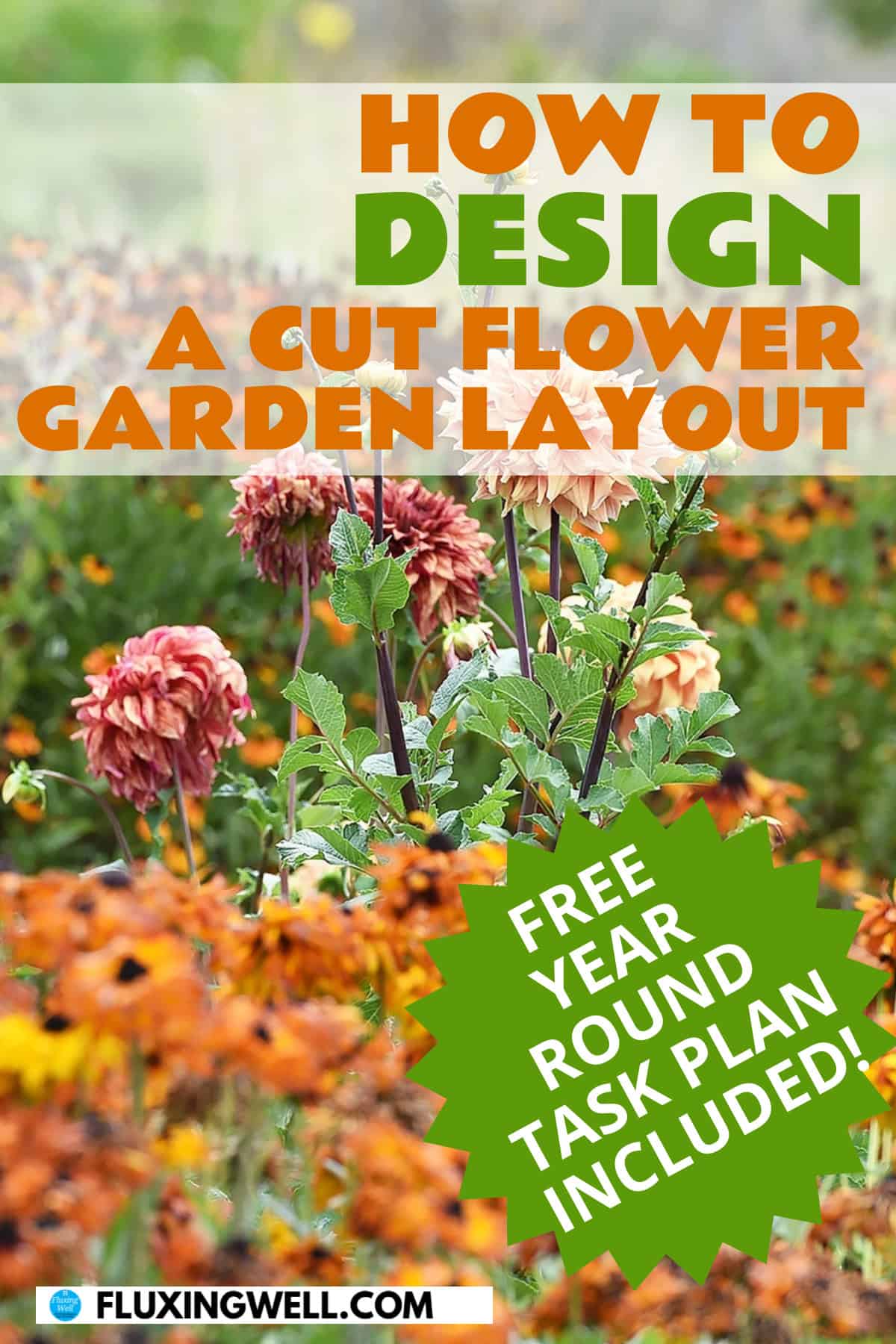 How to design a cut flower garden layout