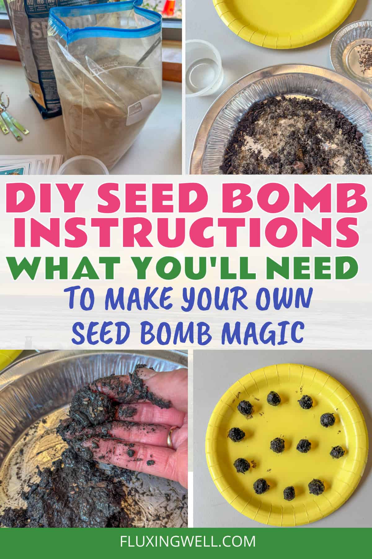How to make DIY seed bombs easy steps