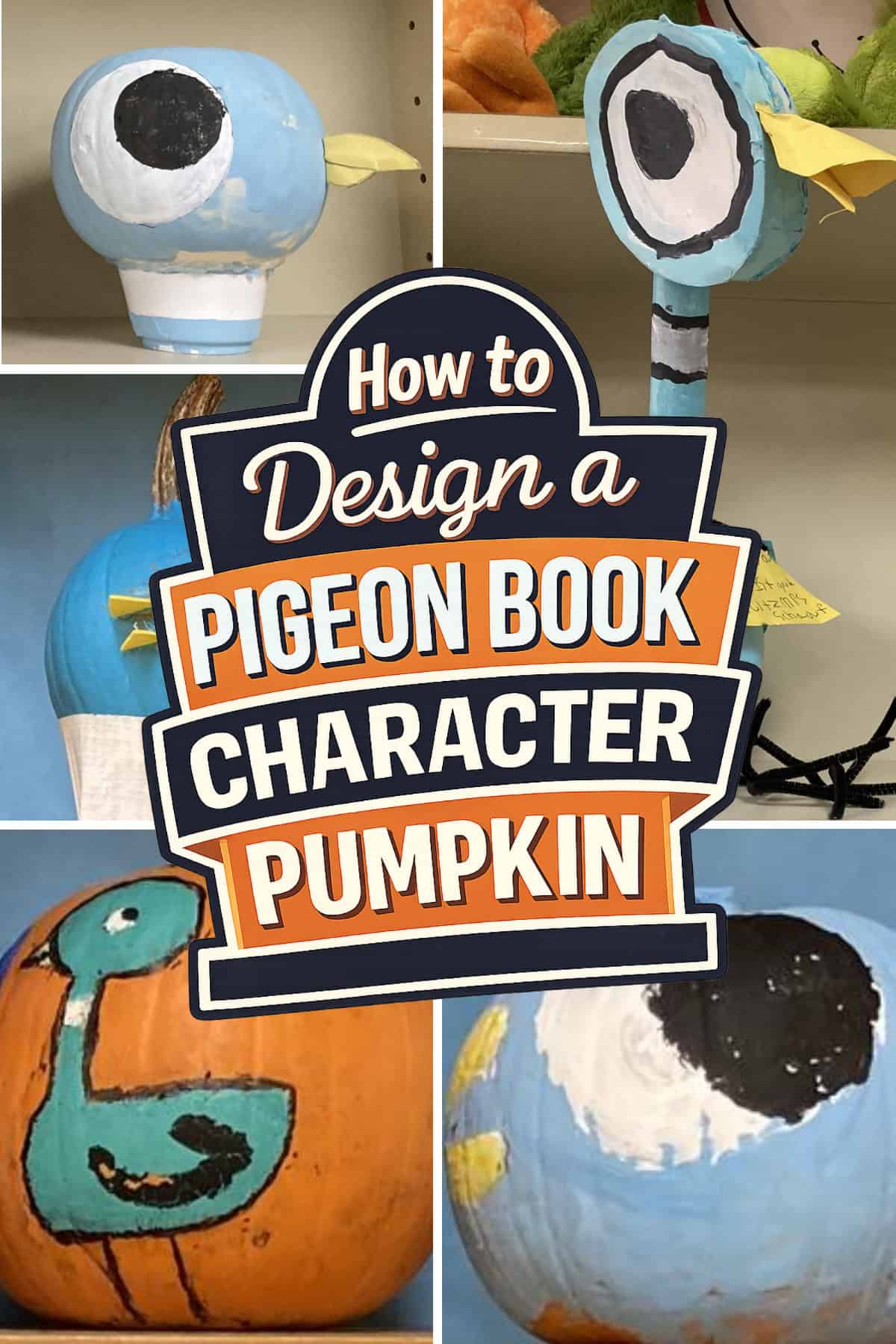 pigeon book character pumpkin ideas