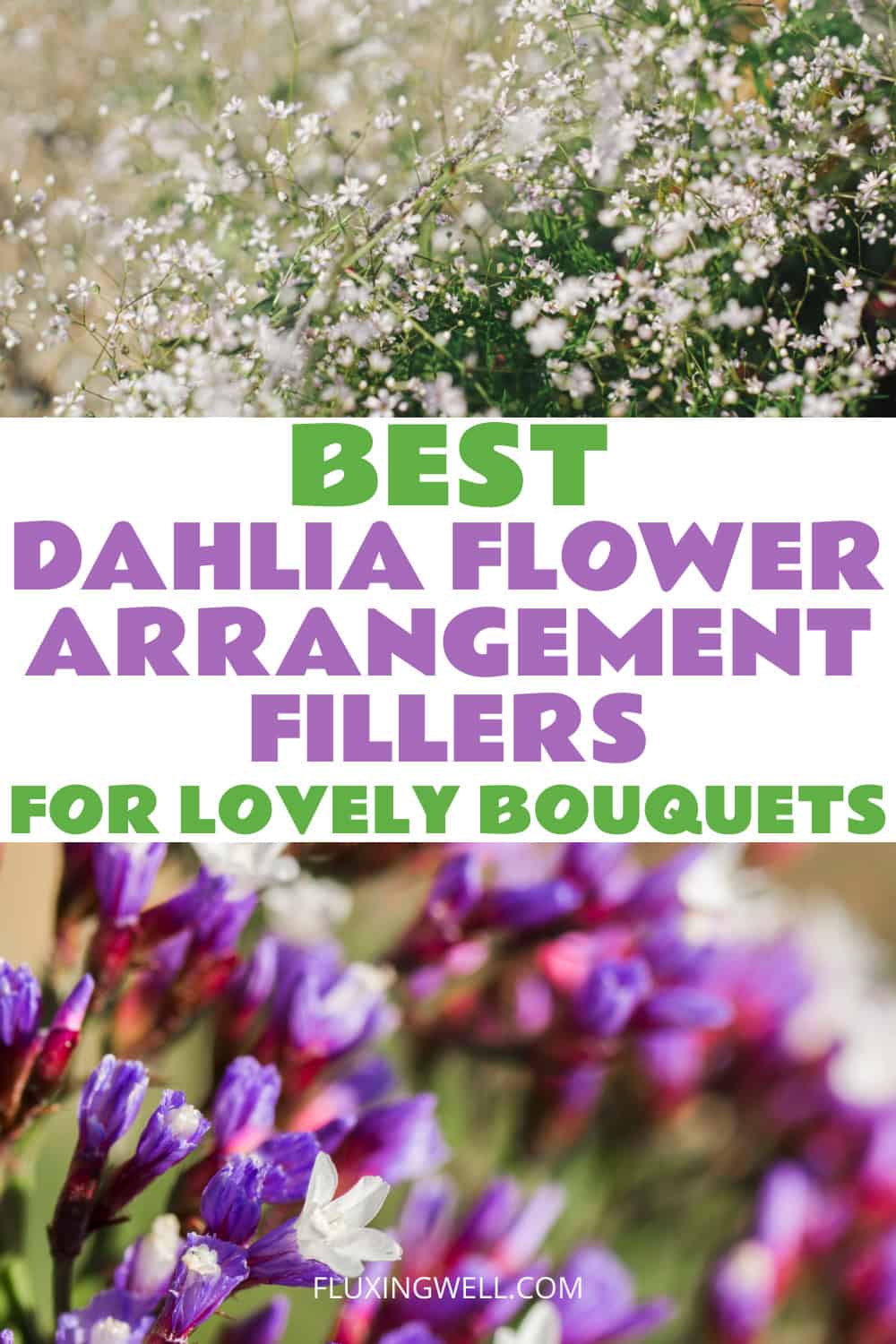 dahlia bouquet ideas fillers