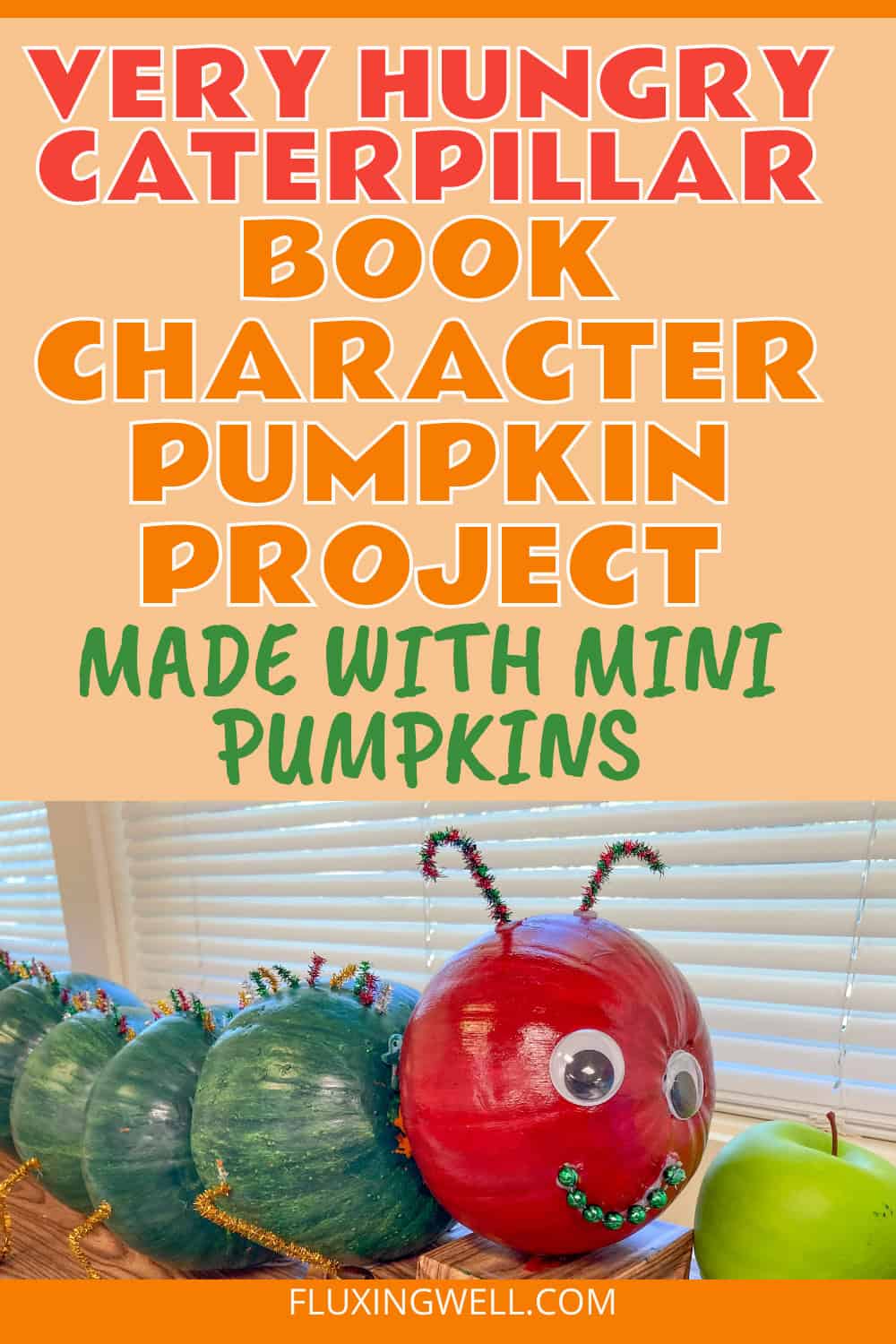 very hungry caterpillar book character pumpkin