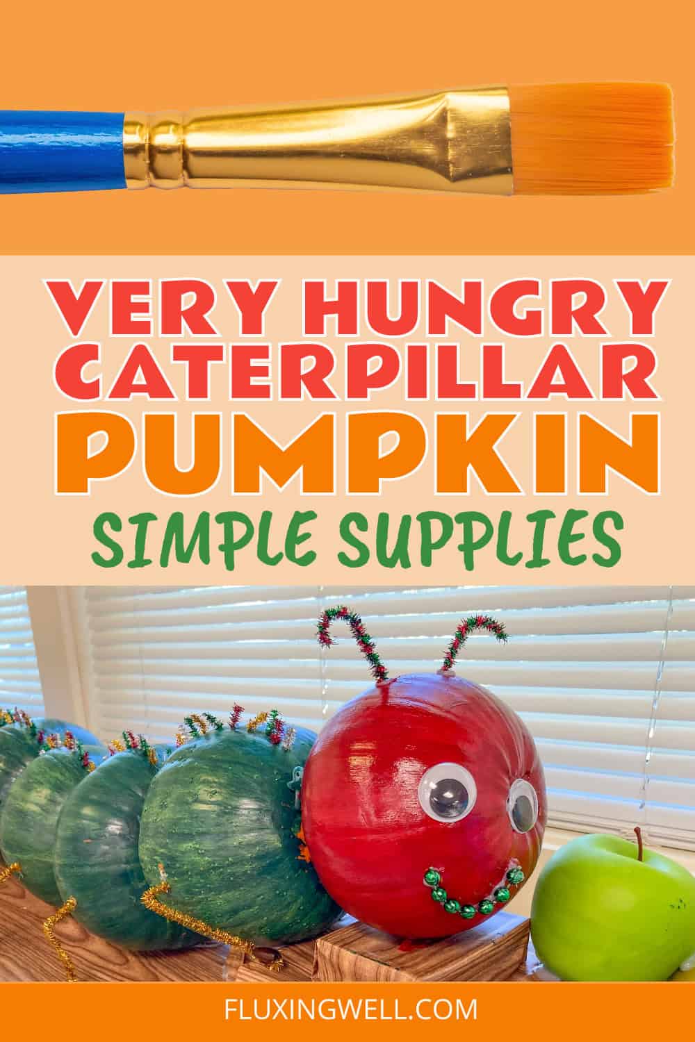 very hungry caterpillar book character pumpkin