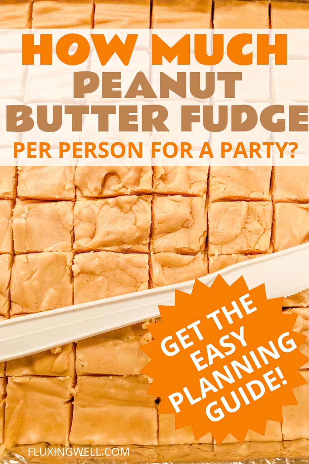 how many mini desserts per person peanut butter fudge