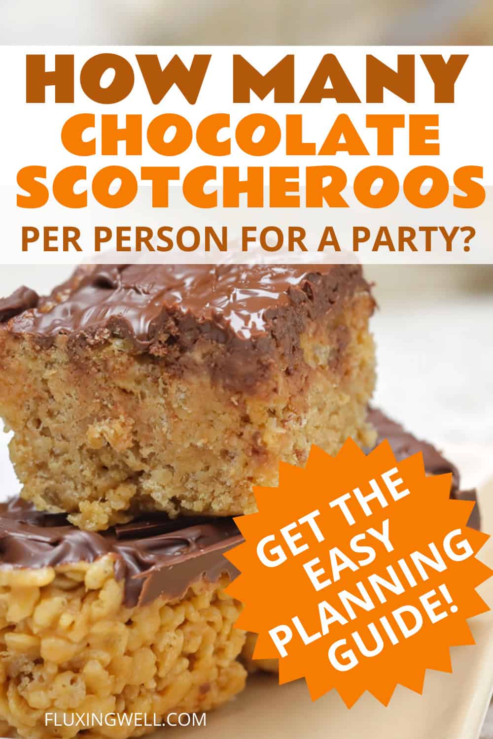 how many mini desserts per person chocolate scotcheroos